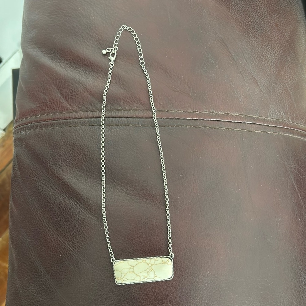 White Western Necklace